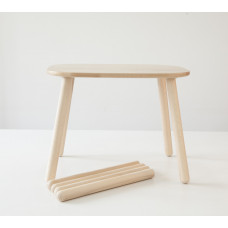 Стіл дитячий 2-4 роки з додатковими ніжками, натуральний бук